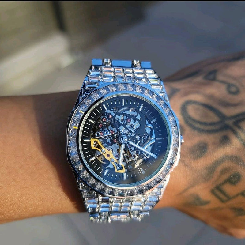 fully iced out watch