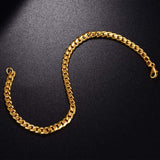 4mm Solid Gold Miami Cuban Link in 10kt/18ct/24ct