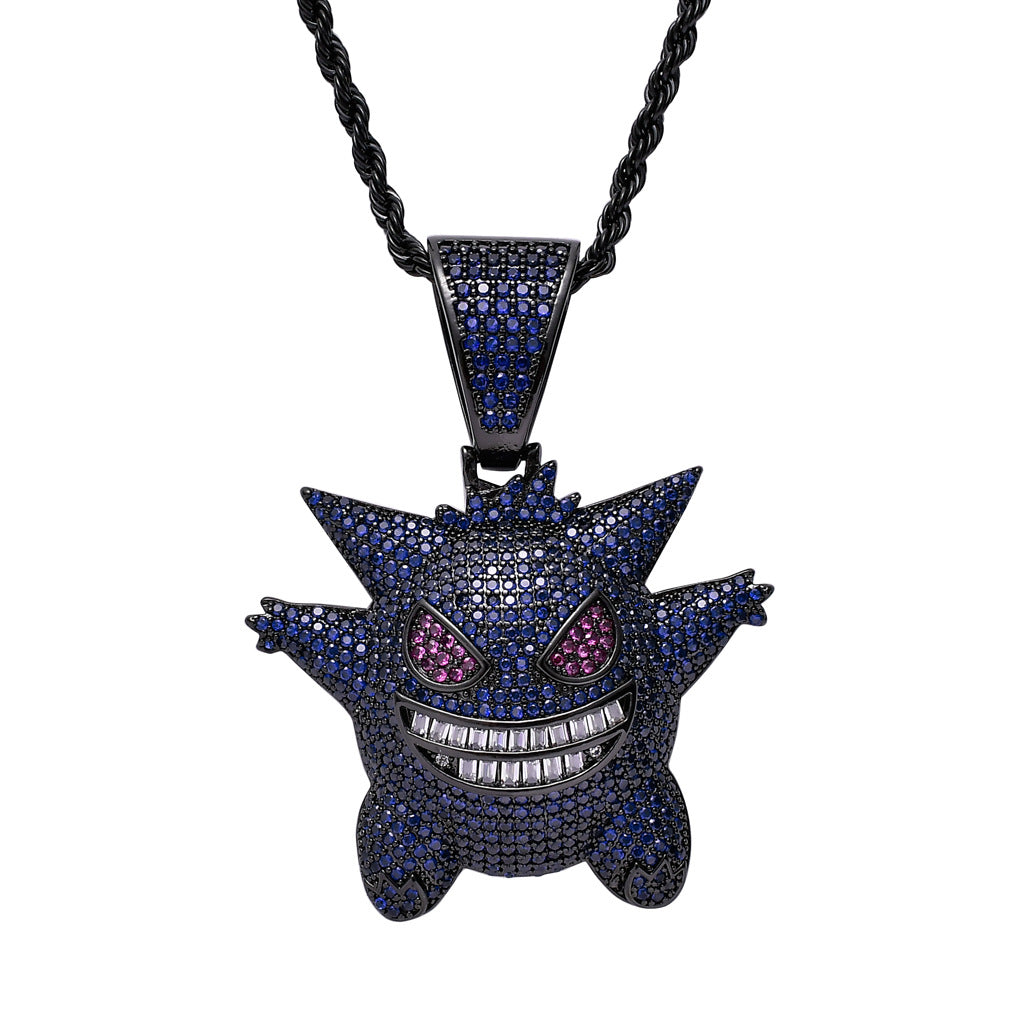 gengar diamond pendant