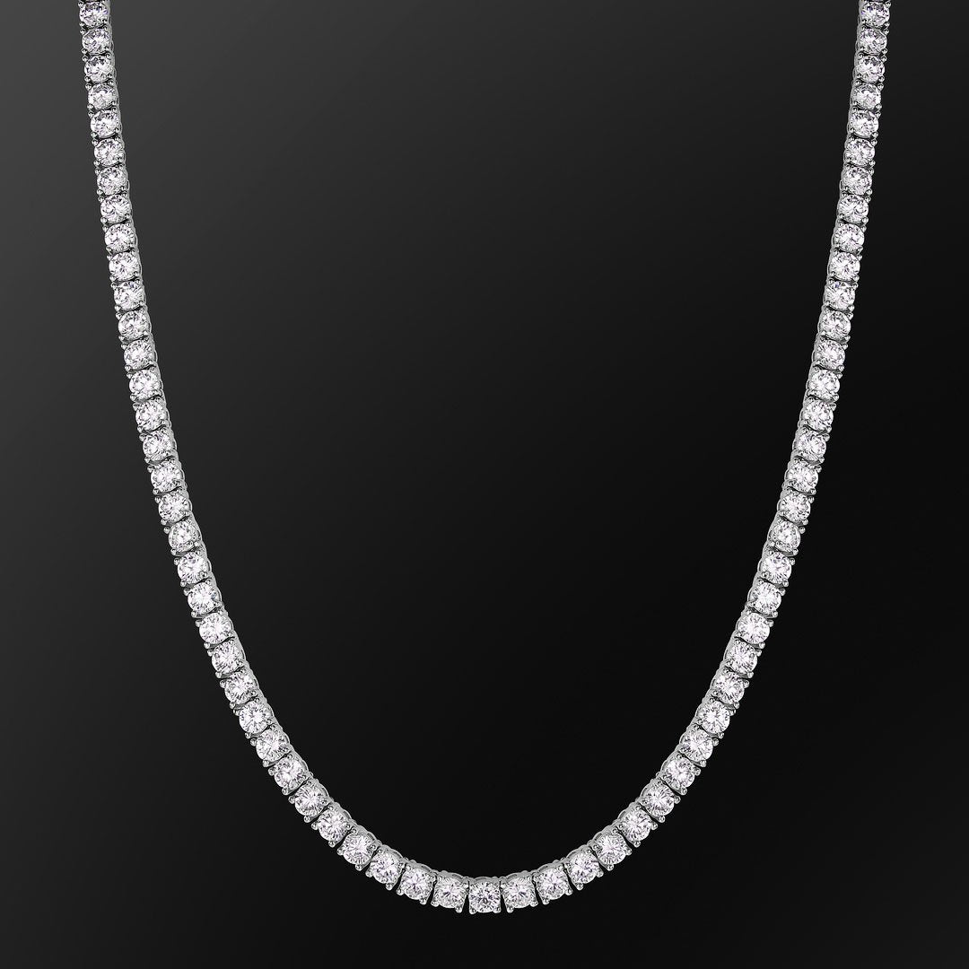 lab grown diamond tennis chain