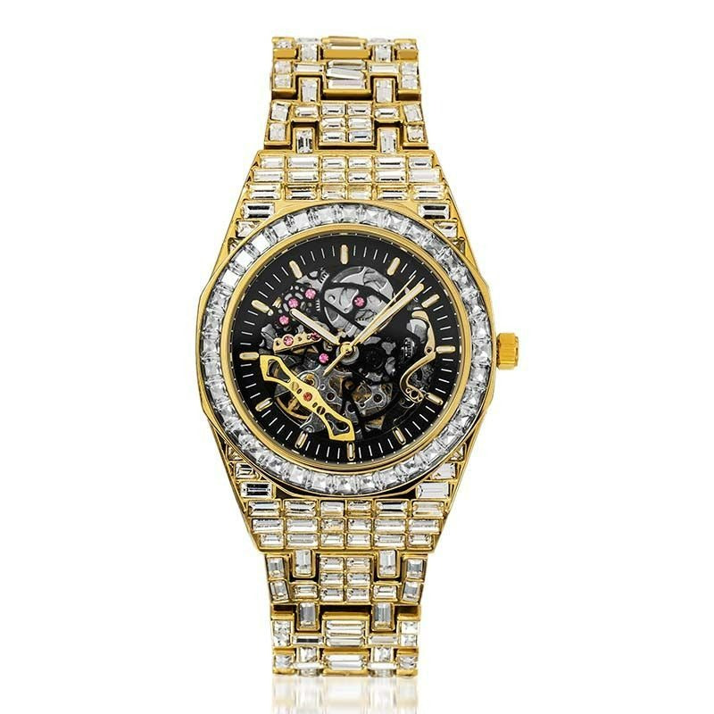 hip hop iced out watches