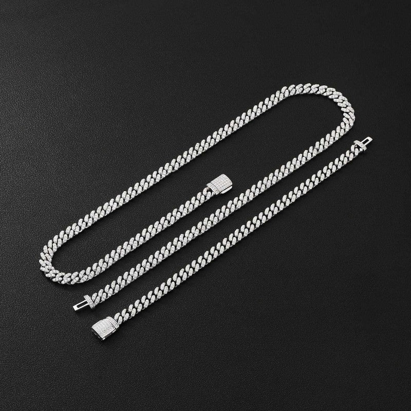 moissanite cuban chain