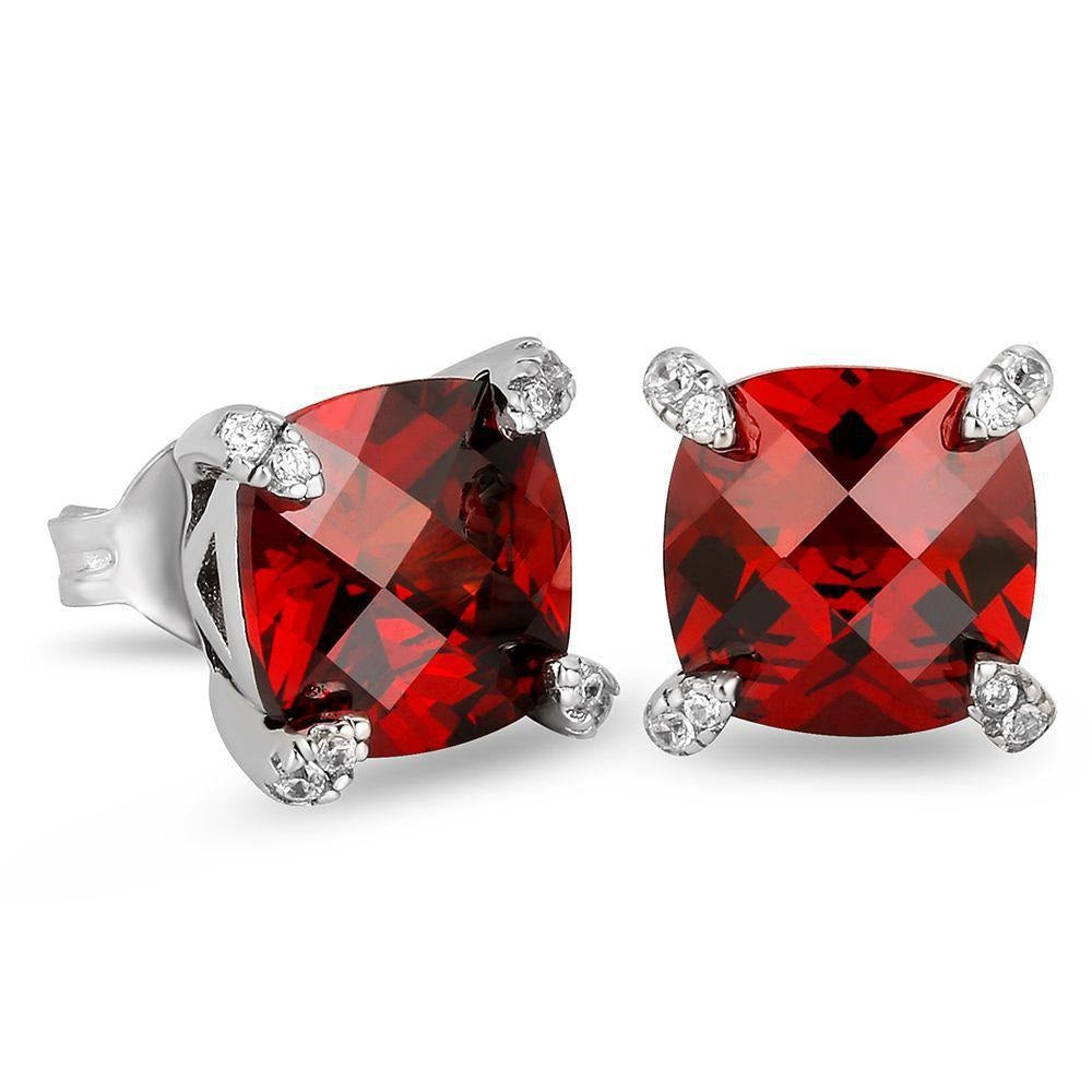 The Enthusiastic®- Ruby Diamond Stud Earring