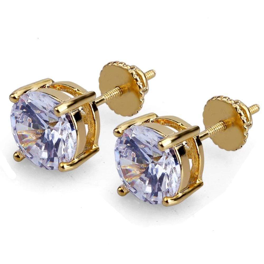 The Glitter® - Round Cut Iced Out Earring