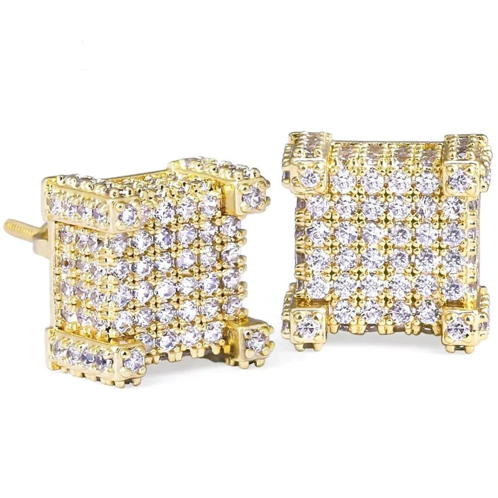 14k gold diamond earrings