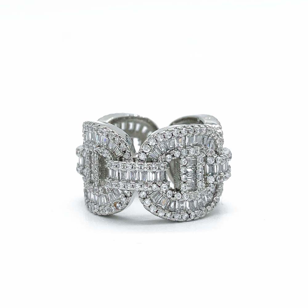 Baguette Cut Mariner Link Ring