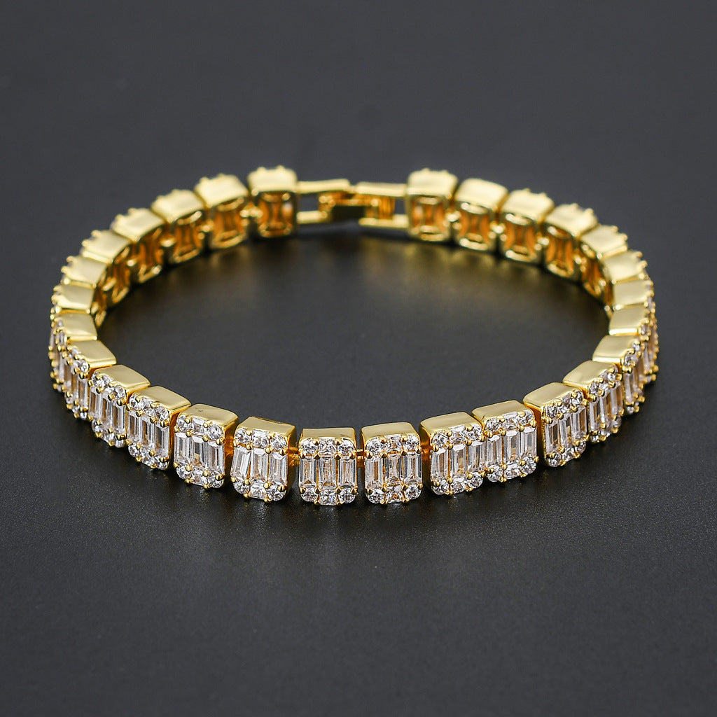 9mm Baguette Tennis Bracelet