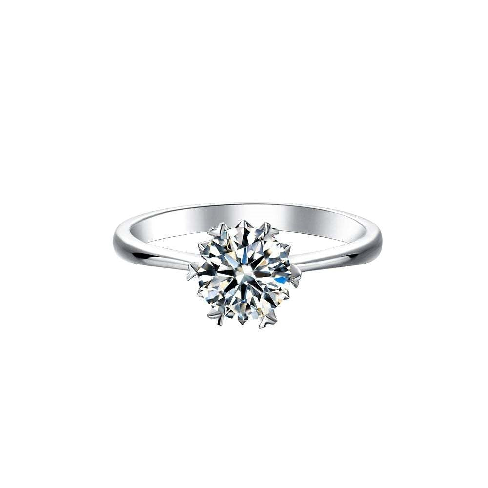 1ct Moissanite Diamond Ring