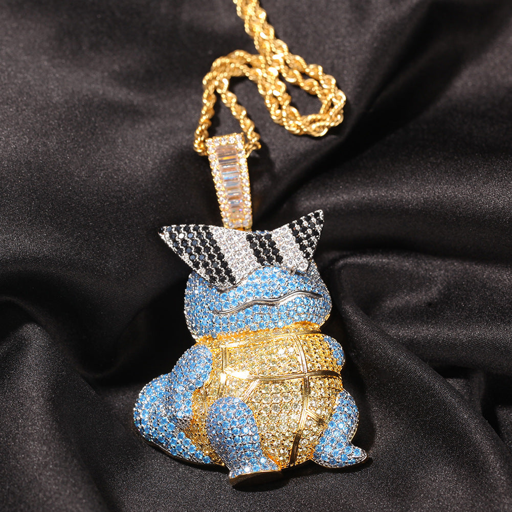 iced out pendant chain