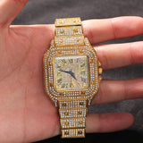 iced out square watch