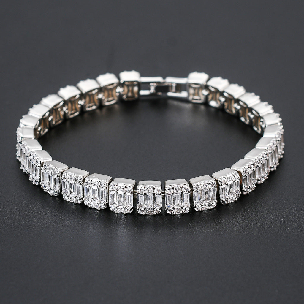 9mm Baguette Tennis Bracelet