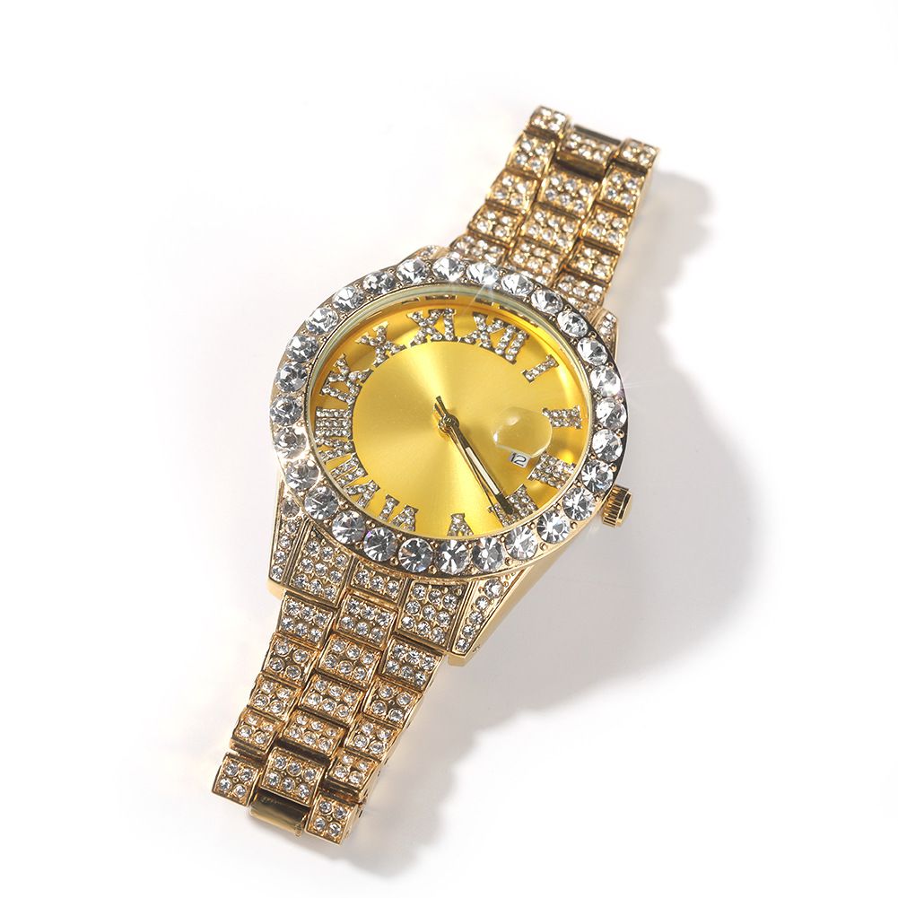 Iced Two-Tone Bust Down Watch