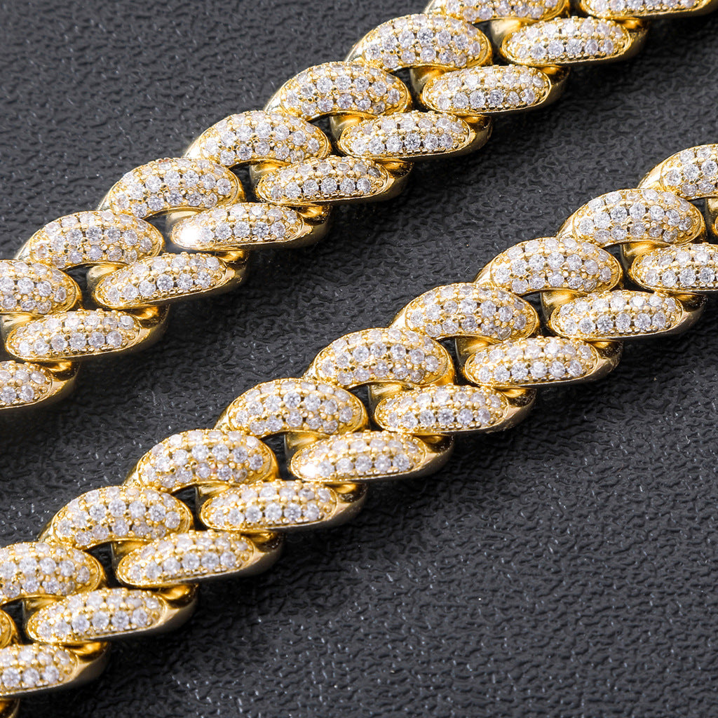 mens diamond cuban bracelet