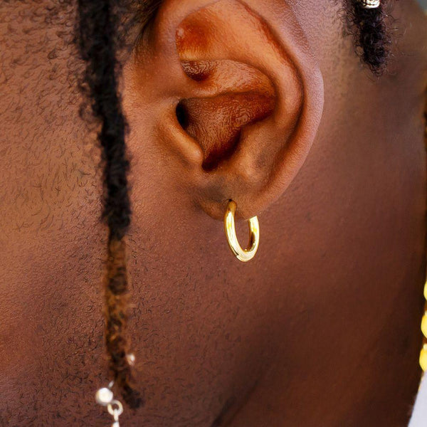 iced out hoop earrings