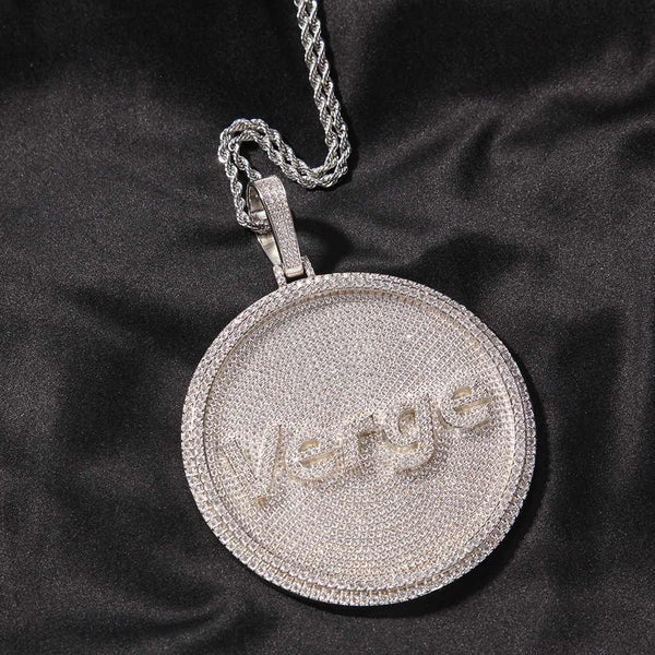 real name plate necklace