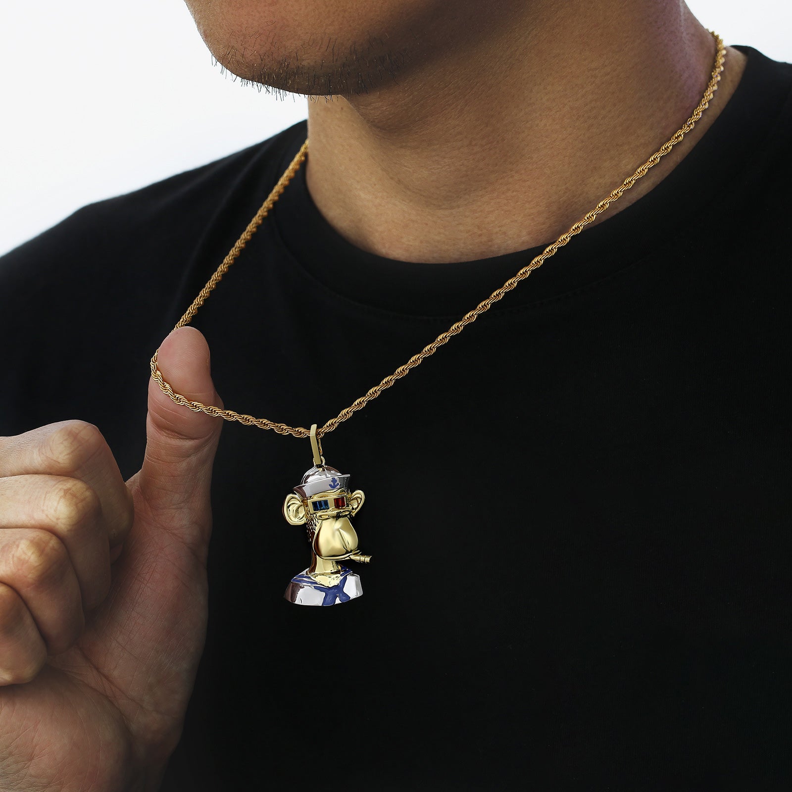 bust down pendant