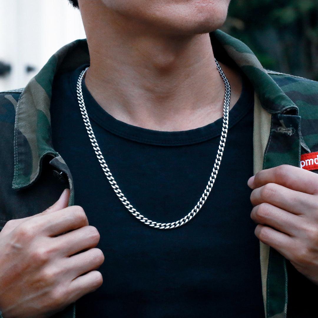 6mm Stainless Rapper Gold Chain