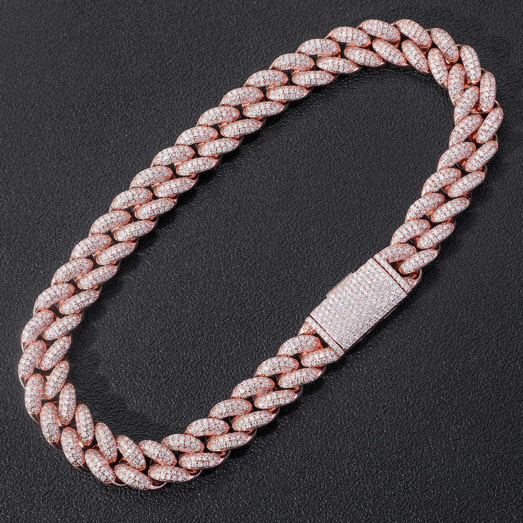 rose gold cuban link