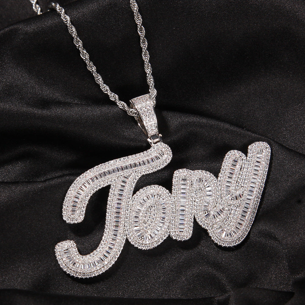 customized name pendant