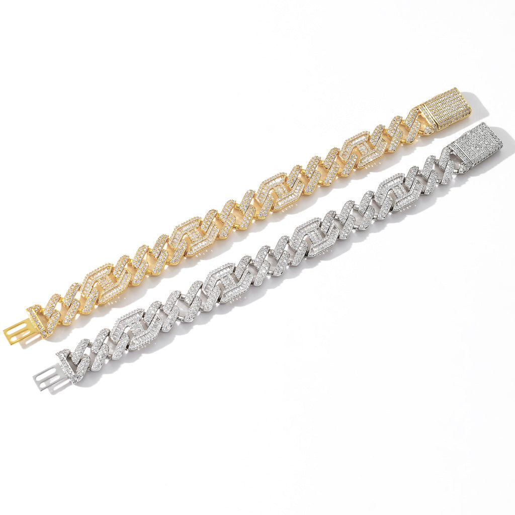 miami cuban link bracelet 14k