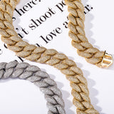 brass cuban link chain