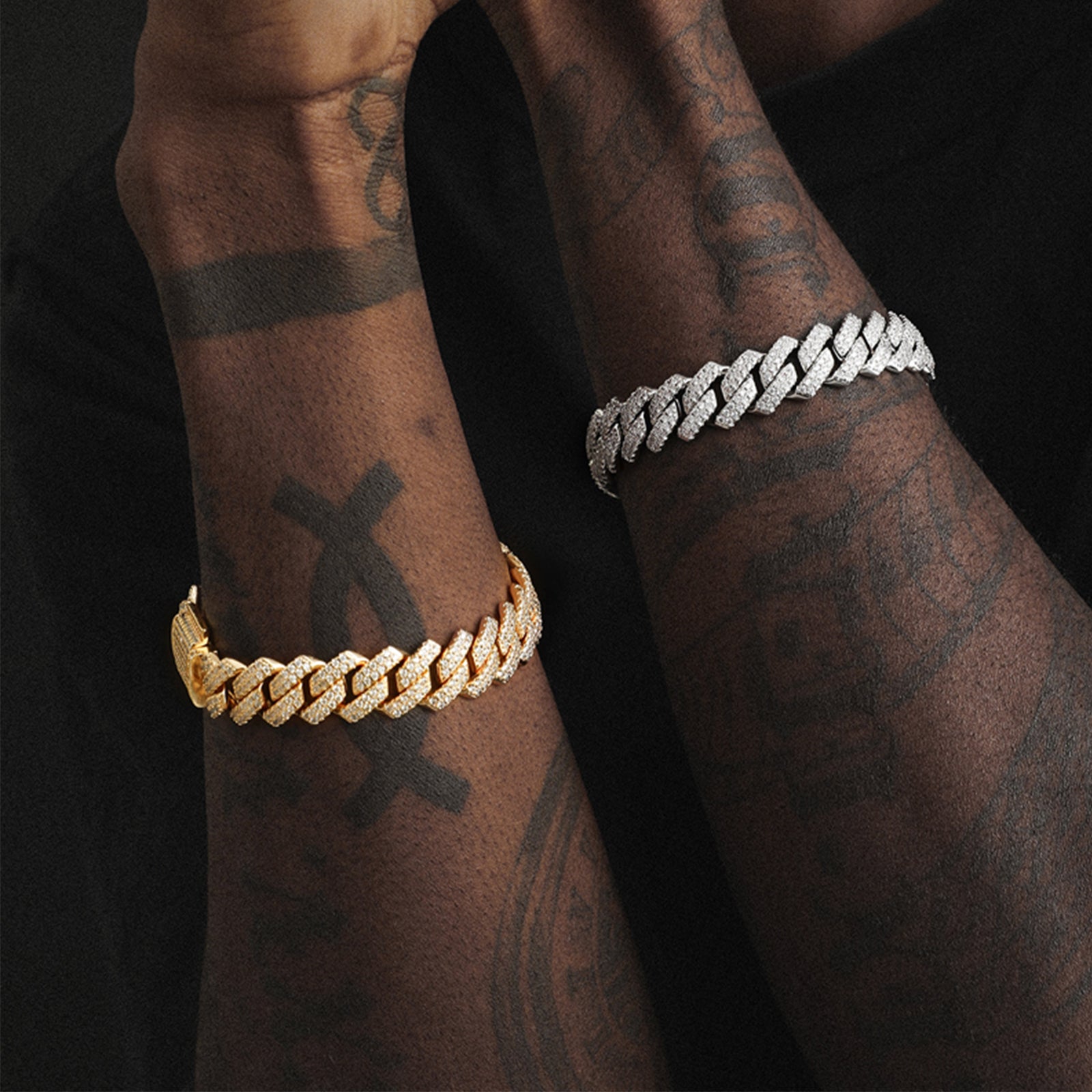 cuban chain bracelet gold