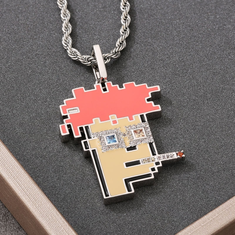 crypto punk pendant