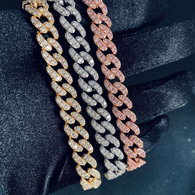 rose gold cuban chain