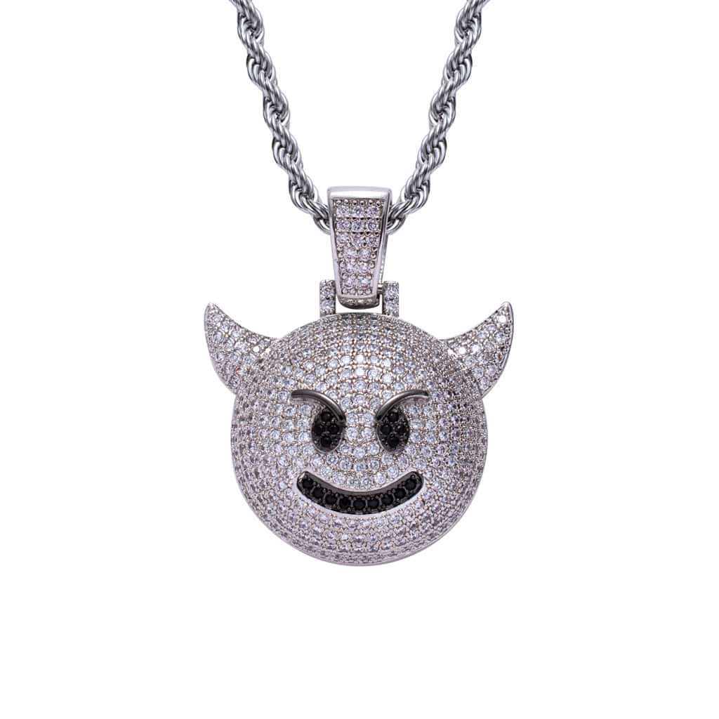 devil emoji pendant