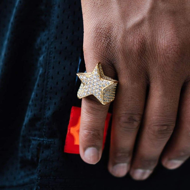 star ring iced out