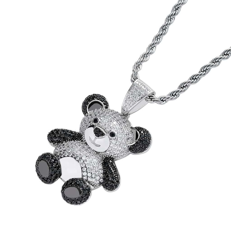 teddy bear chain necklace