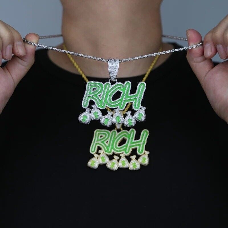 dollar pendant necklace