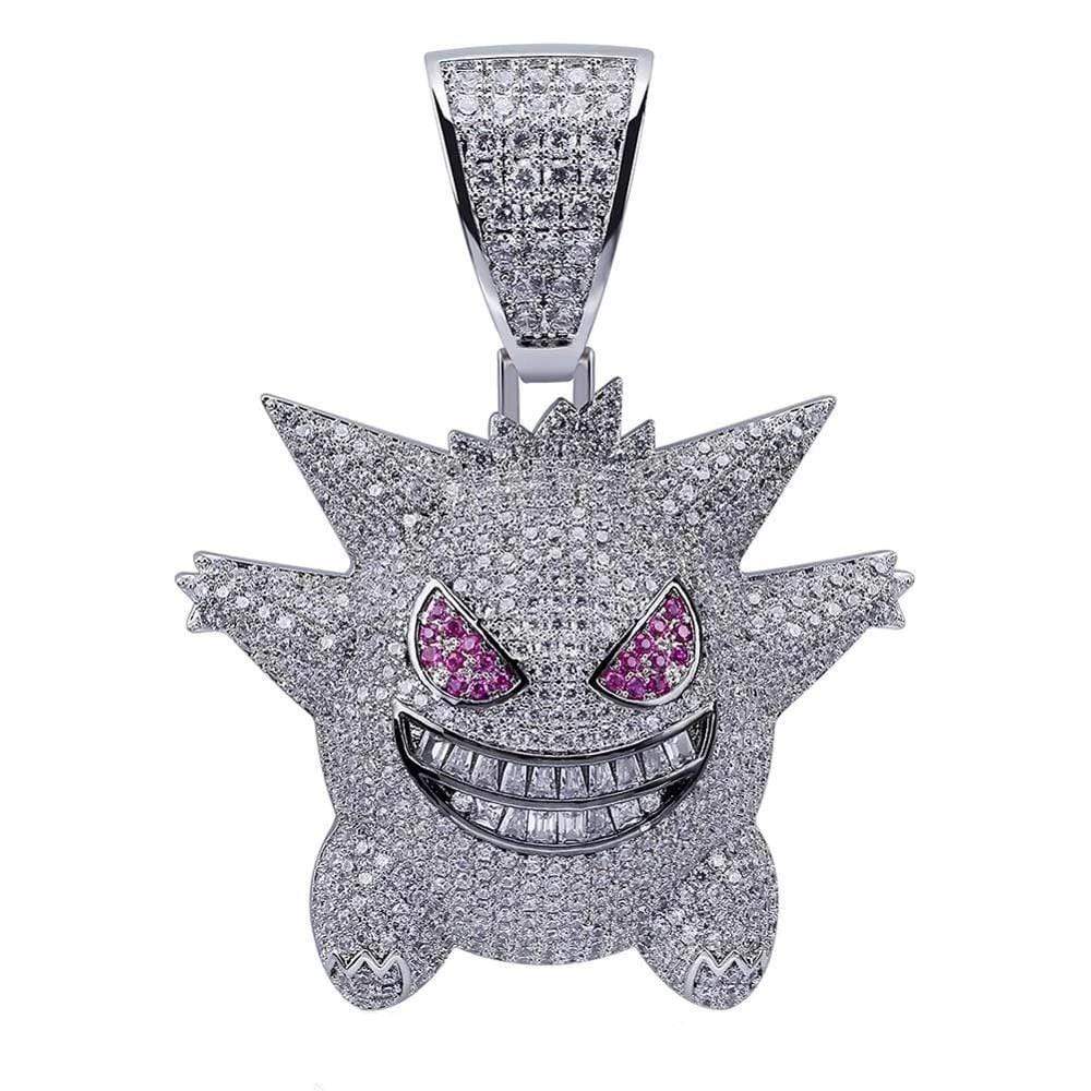 gengar pendant gold