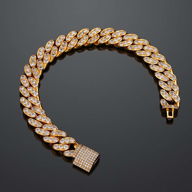 gold cuban link bracelet