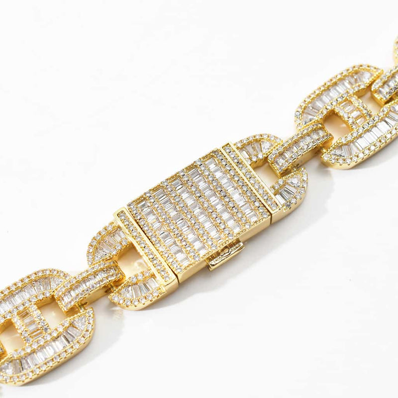 cuban chain bracelet gold