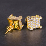 The Brave® - Square Gold Stud Earring