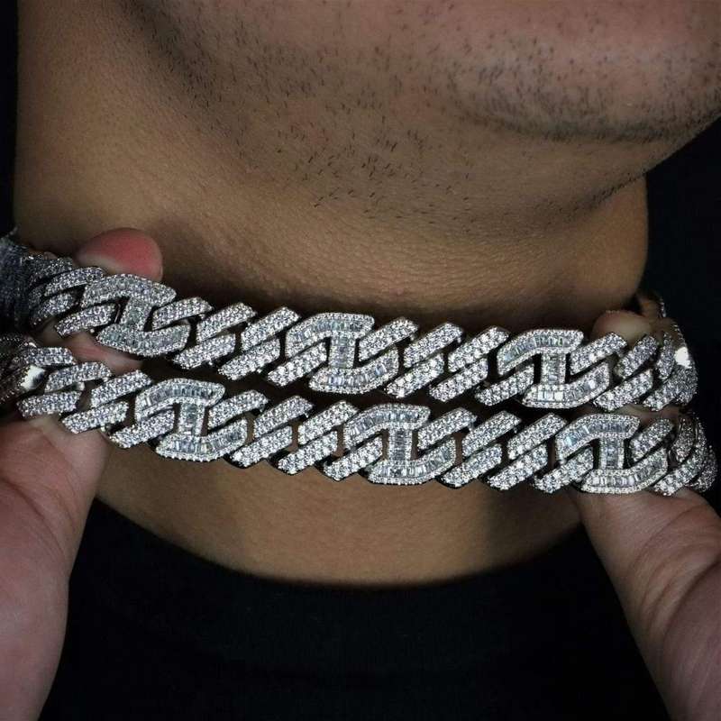 iced out cuban link chain