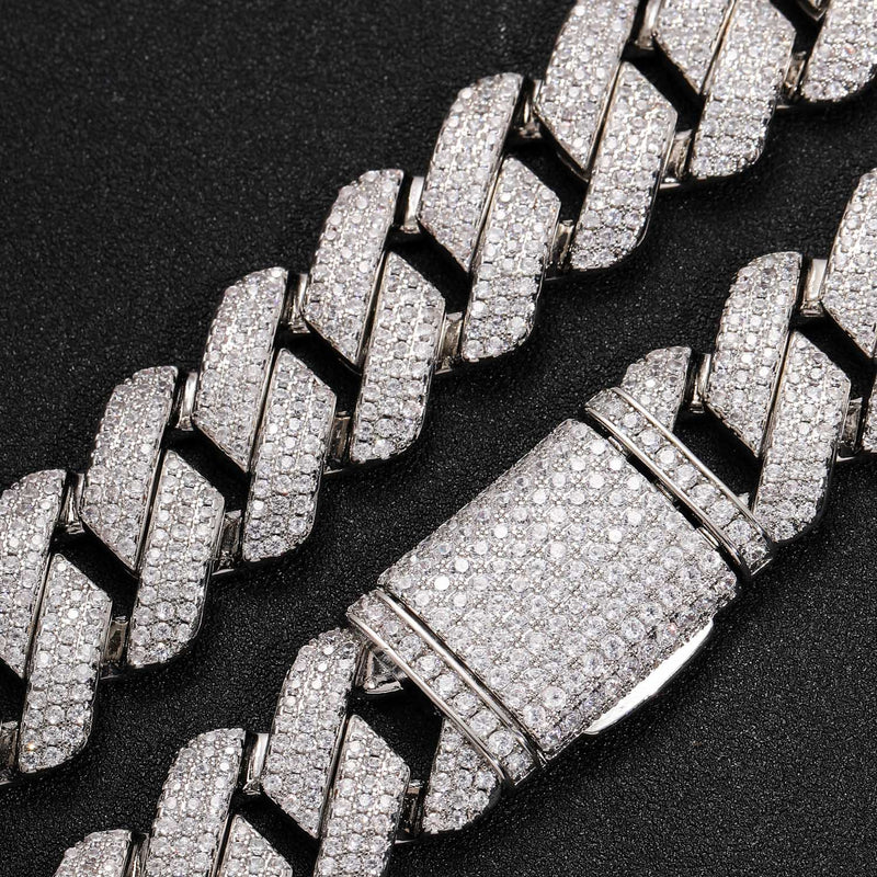 moissanite cuban bracelet