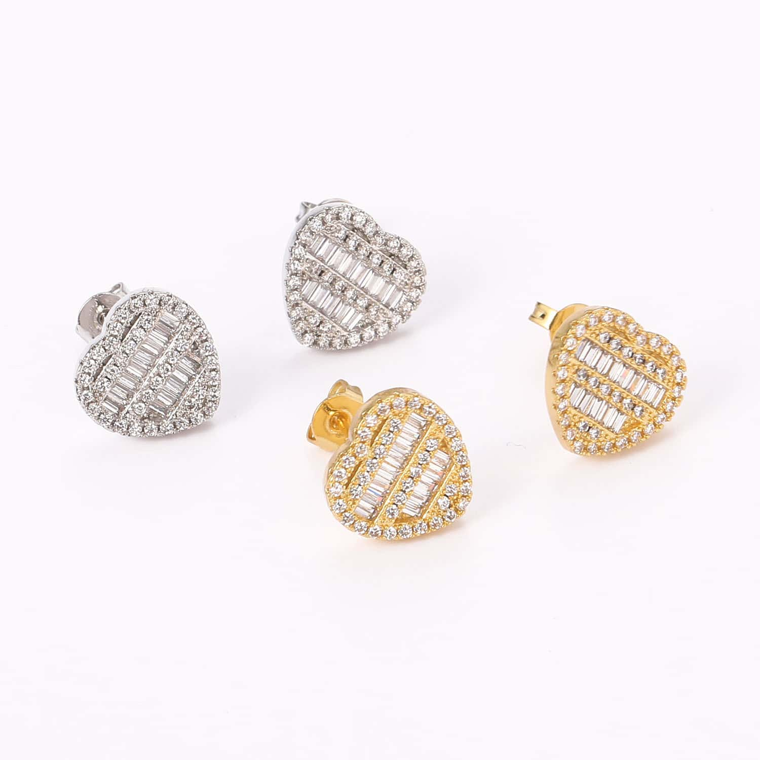 s925 diamond earrings