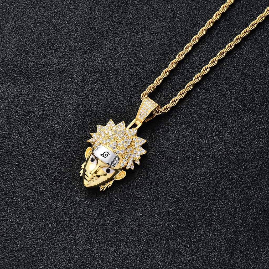 Diamond Naruto Uzumaki Pendant