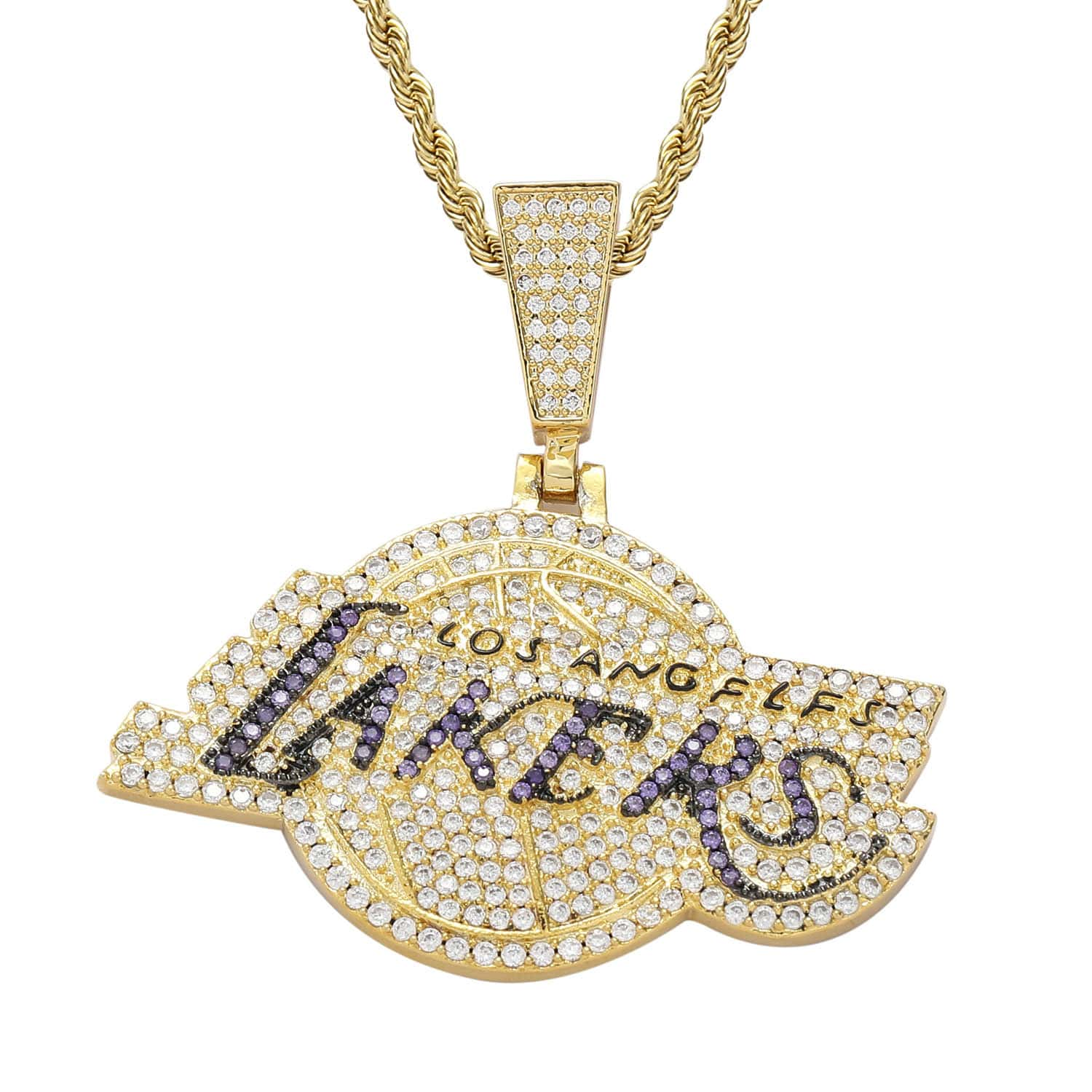 lakers chain pendant