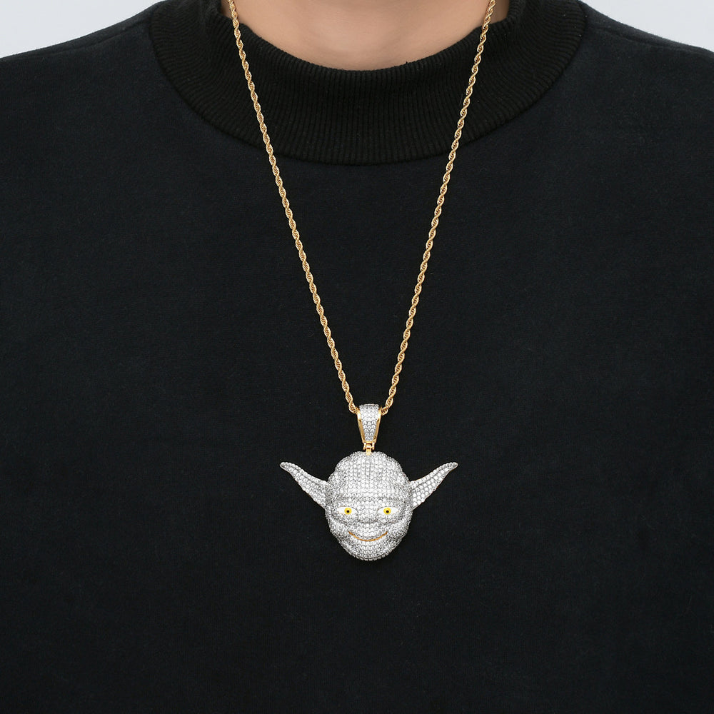 Iced Out Yoda sold Star Wars Necklace