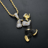popeye necklace iced