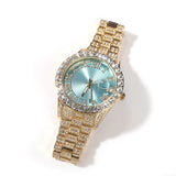 Iced Two-Tone Bust Down Watch