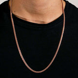 4mm Solid Gold Miami Cuban Link in 10kt/18ct/24ct