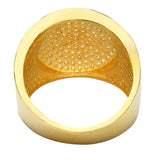 round gold diamond ring