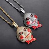 pendant gold chainsaw