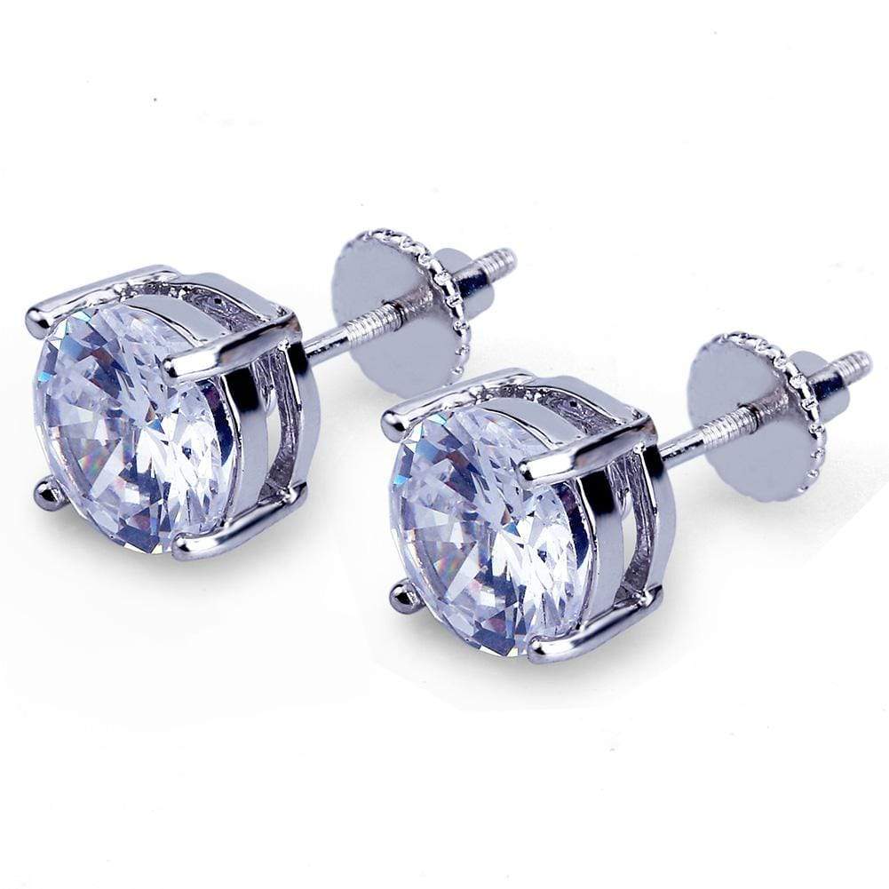 mens hip hop diamond earrings