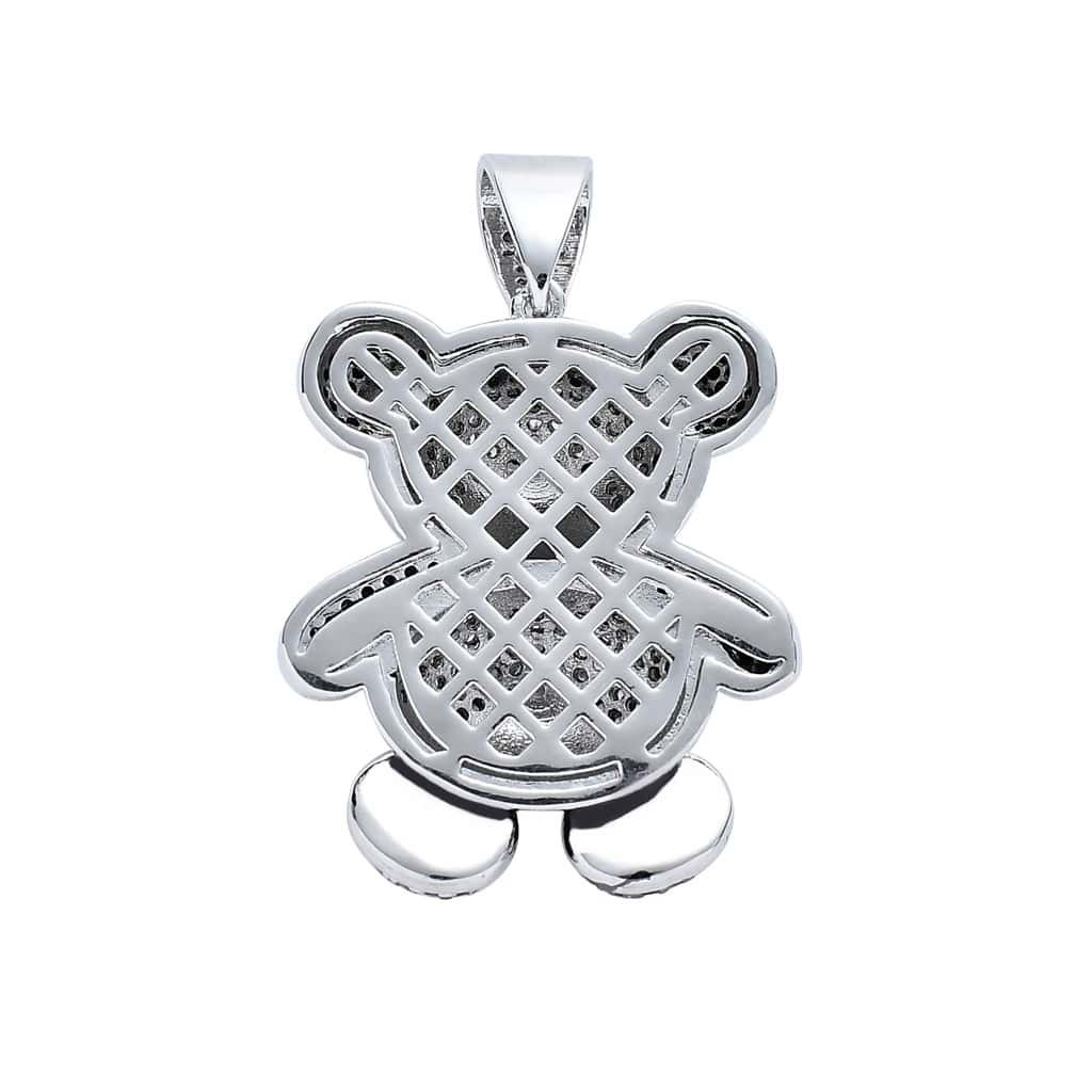 ambush teddy bear necklace