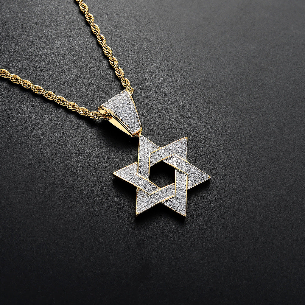 unicursal hexagram pendant